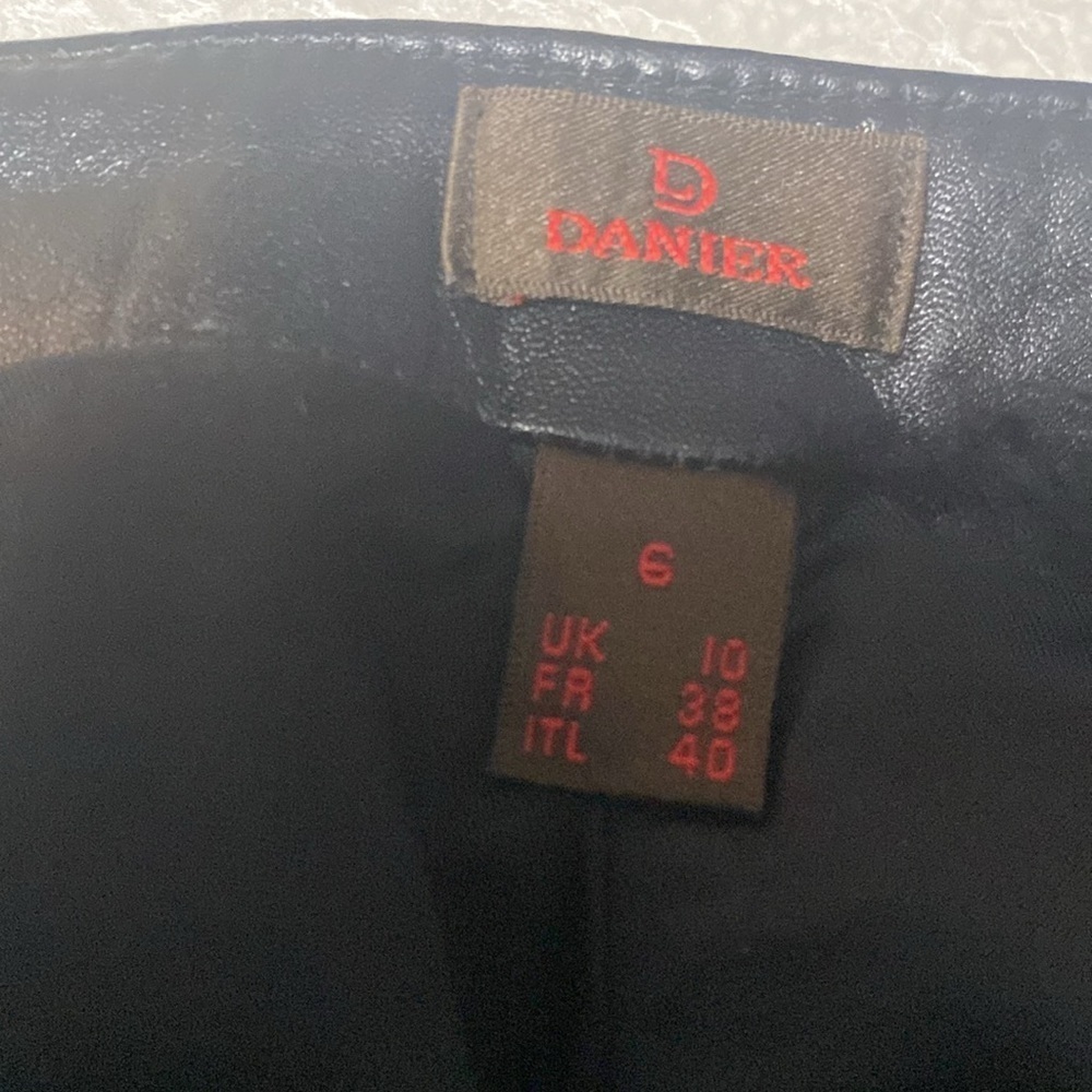 Danier Genuine Leather Pants black Size US 6 Black - Picture 8 of 13